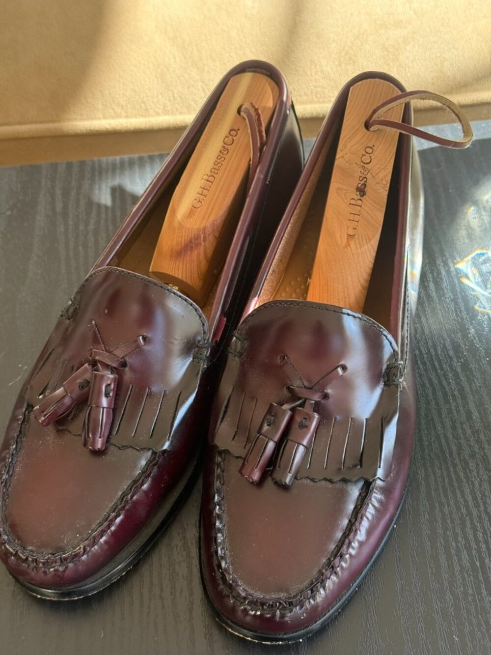 G.H. Bass Women"s Brown Weejuns with Tassel